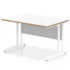 White/Natural Wood