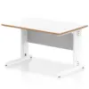 White/Natural Wood