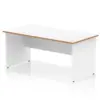 White/Natural Wood
