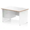 White/Natural Wood