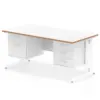 White/Natural Wood